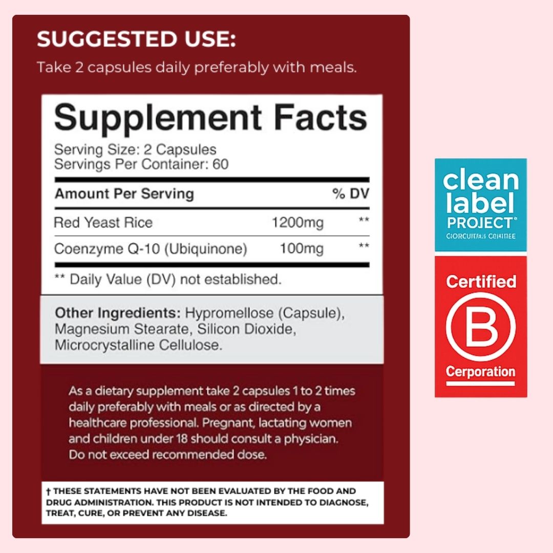 Red Yeast Rice & CoQ10 Cholesterol Cleanse