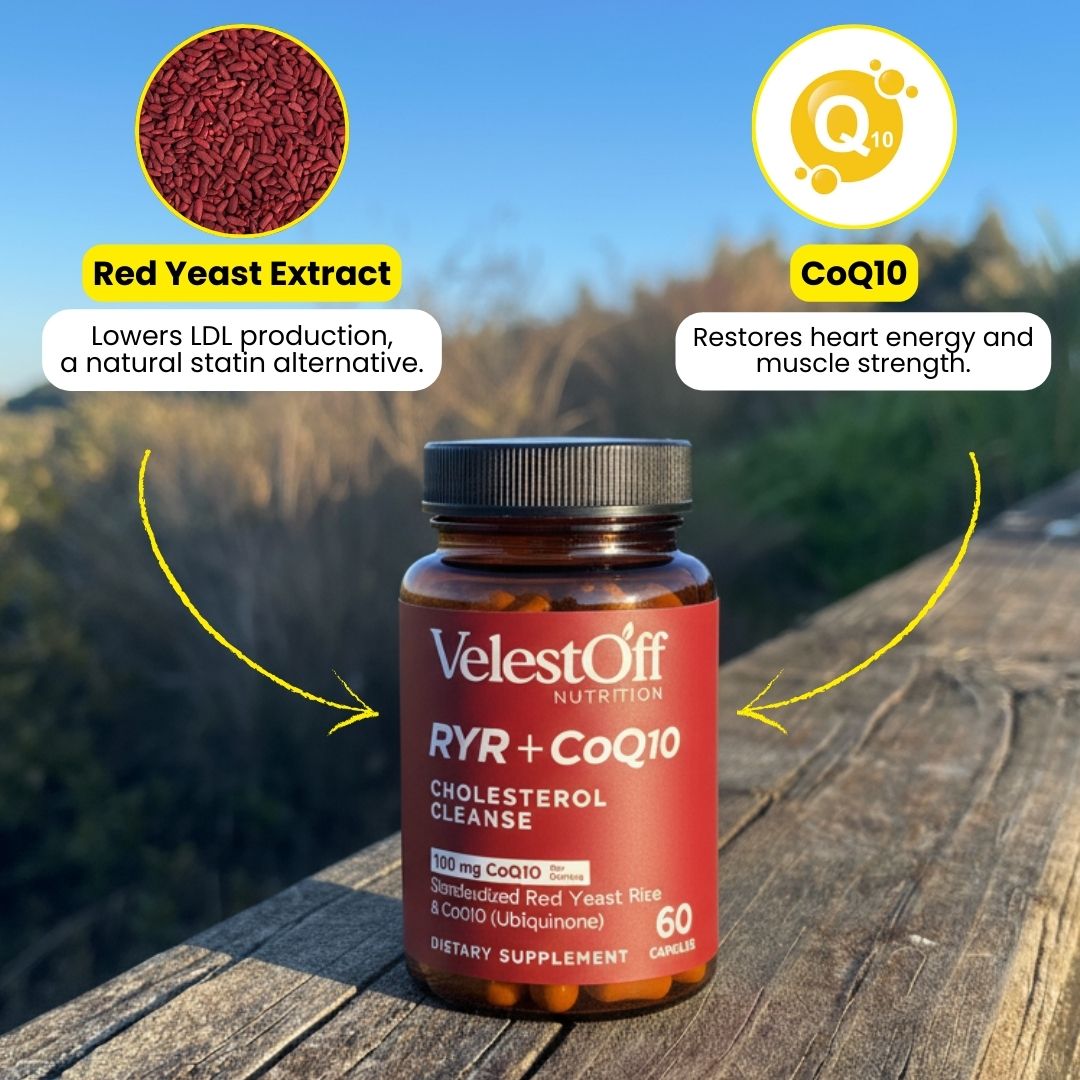 Red Yeast Rice & CoQ10 Cholesterol Cleanse