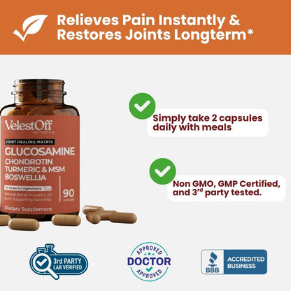 Combined Joint Relief & Healing Matrix